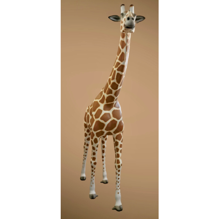 Giraffe mit Lampe übergroß XXL Deko- & Werbefigur