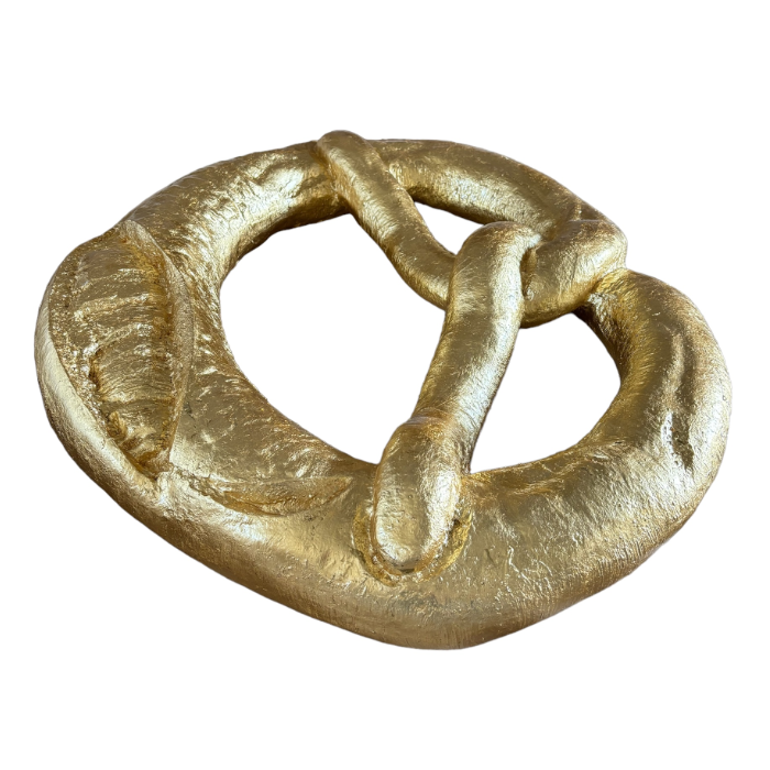 XXL Brezel Blattgold übergroß XXL Deko- & Werbefigur, Diverse Dekoelemente