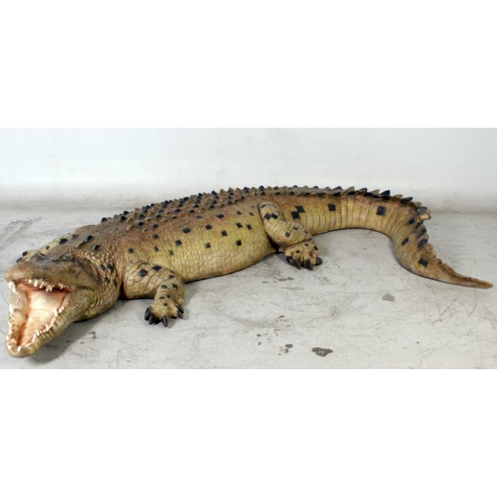 Großes Krokodil lebensgroß Deko- & Werbefigur