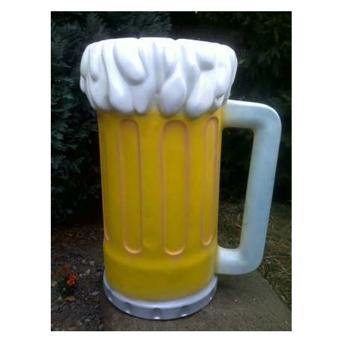 volles Bierglas mit Schaum übergroß XXL Deko- & Werbefigur
