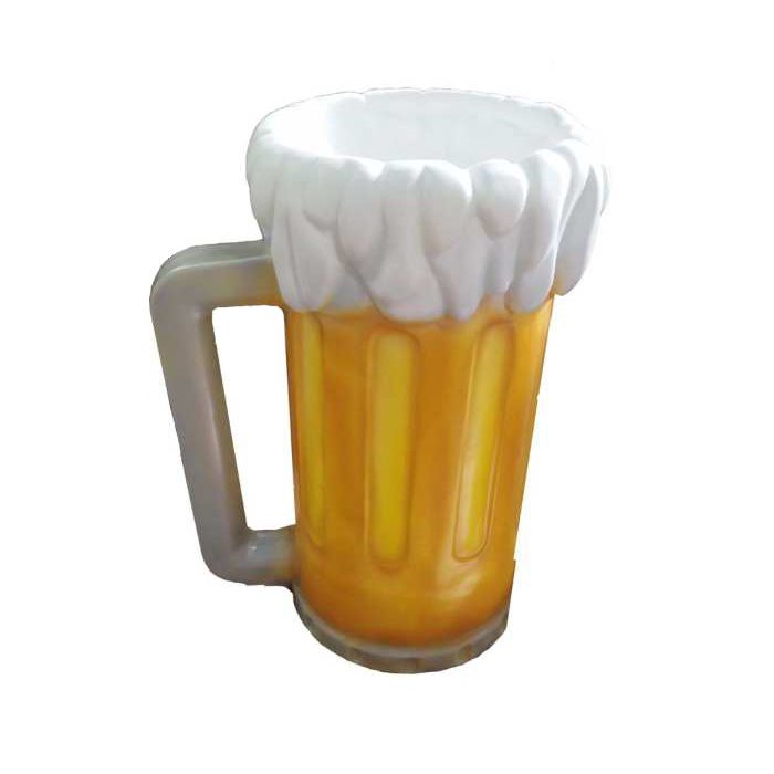volles Bierglas mit Schaum übergroß XXL Deko- & Werbefigur