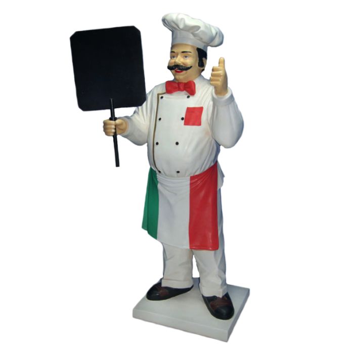 Italienischer Koch lebensgroß Deko- & Werbefigur
