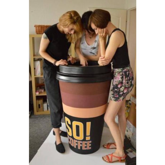 Coffee ToGo Becher übergroß XXL Deko- & Werbefigur, Diverse Dekoelemente