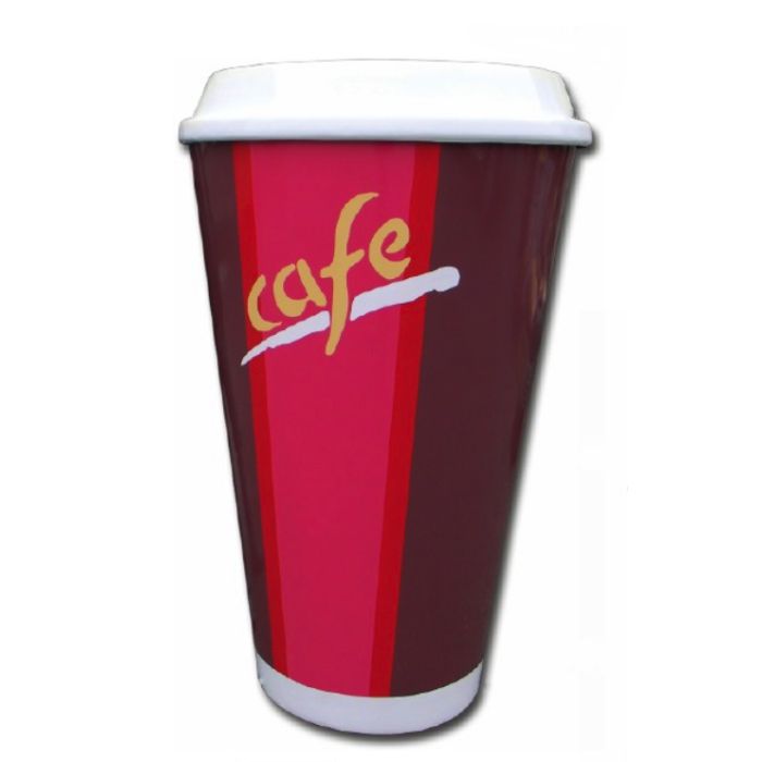 Großer Kaffeebecher ToGo übergroß XXL Deko- & Werbefigur, Diverse Dekoelemente