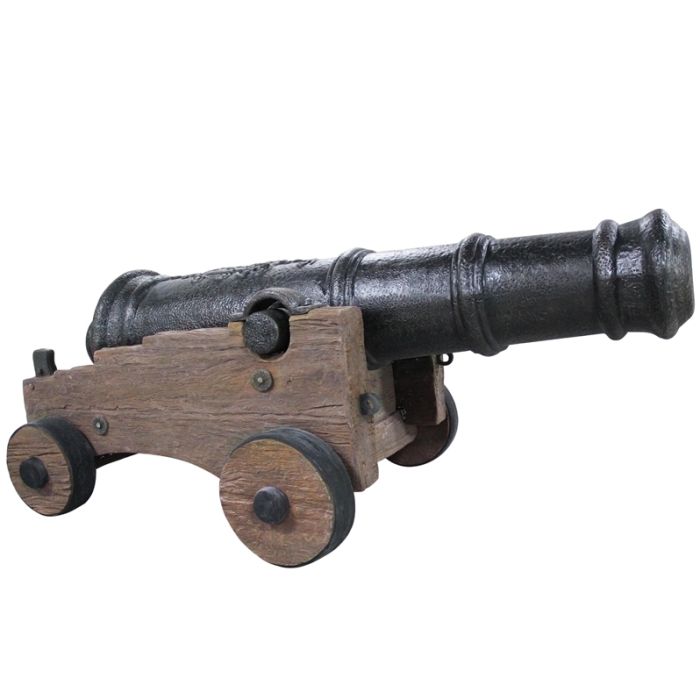 Große Kanone verkleinert Deko- & Werbefigur