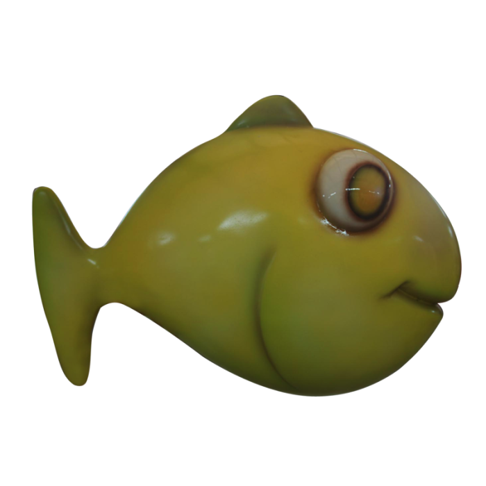 Comic Fisch Cherie lebensgroß