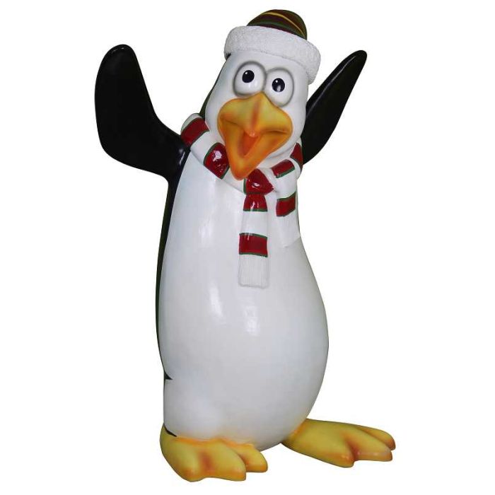 Comic Pinguin Dipper lebensgroß