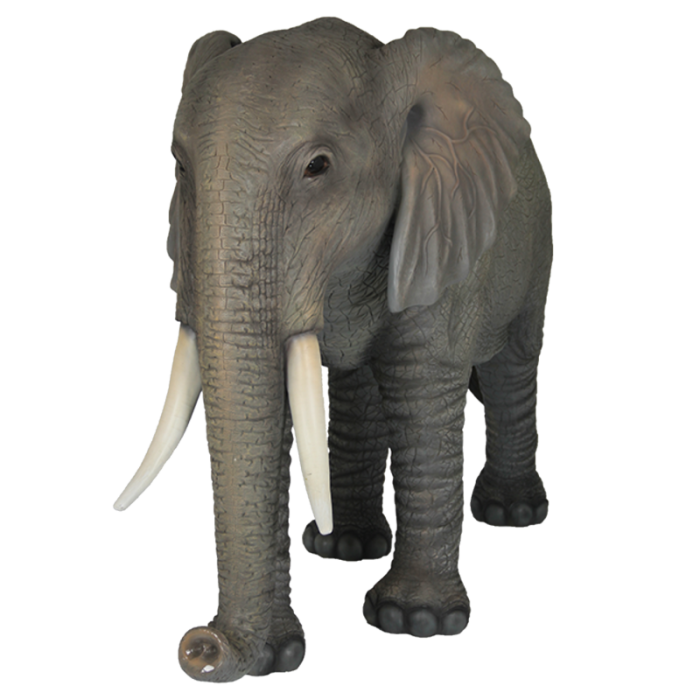 Laufender Elefant lebensgroß