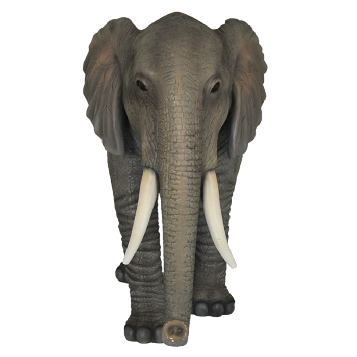 Laufender Elefant lebensgroß