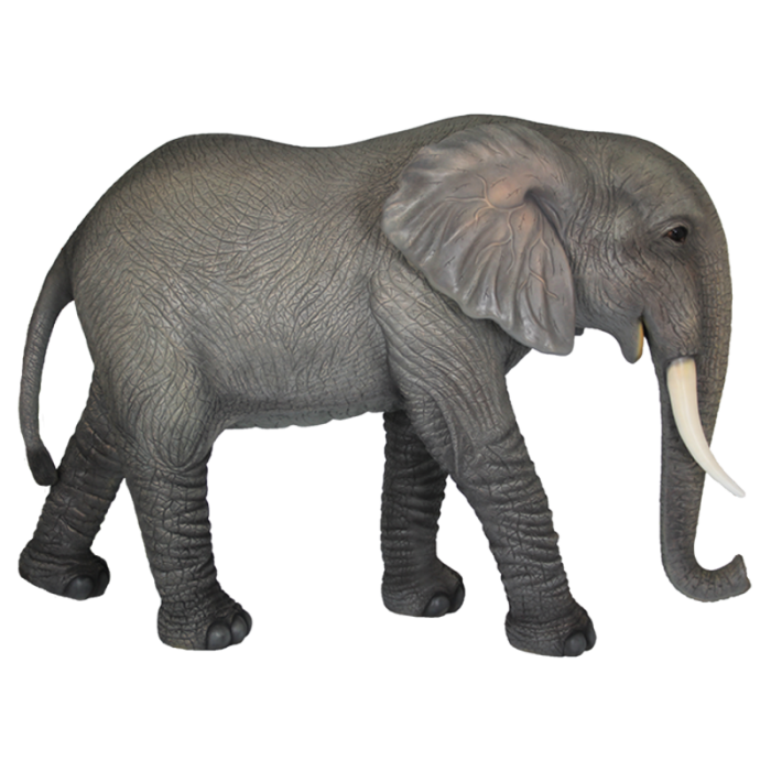 Laufender Elefant lebensgroß