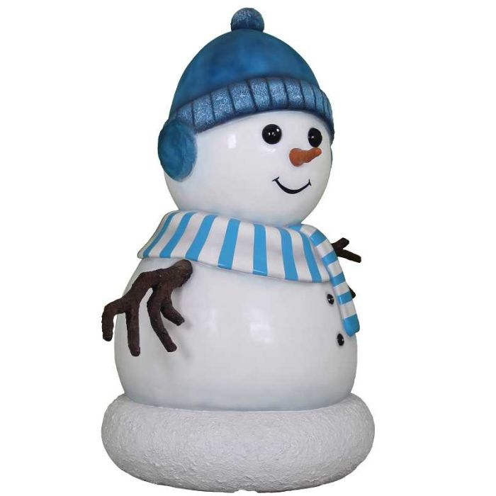 Schneemann Sohn lebensgroß