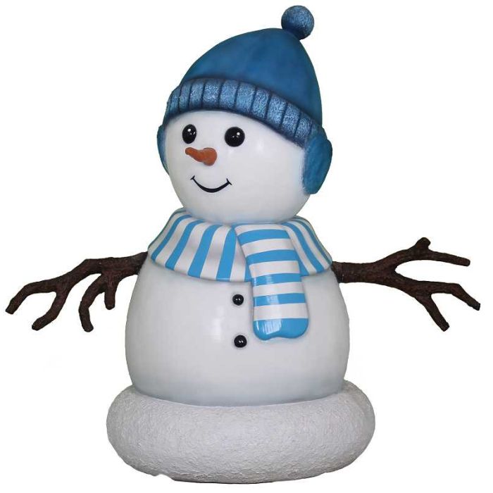 Schneemann Sohn lebensgroß