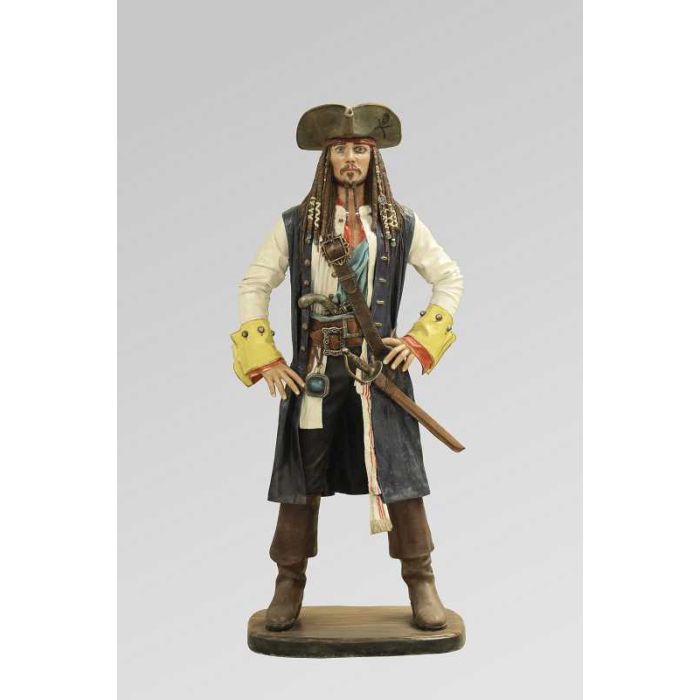Pirat Jack Sparrow lebensgroß