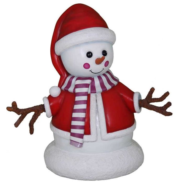 Schneemann Tochter lebensgroß