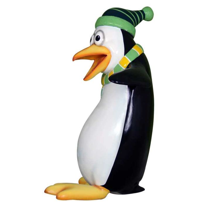 Comic Pinguin Skipper lebensgroß