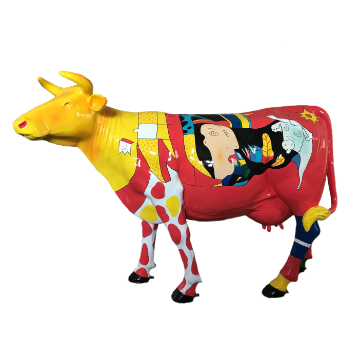 Picasso Kuh groß lebensgroß Deko- & Werbefigur