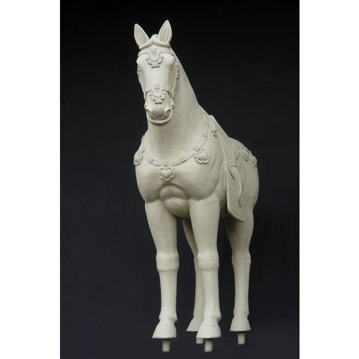 Terracotta Pferd lebensgroß Deko- & Werbefigur