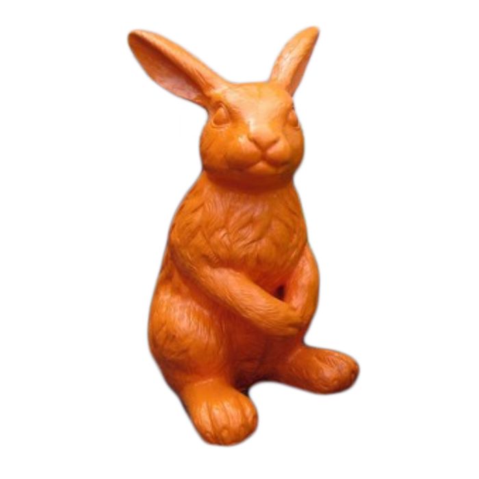 Orangefarbender Osterhase 120cm vergrößert Deko- & Werbefigur