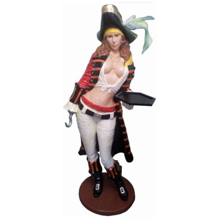Piratenbraut sexy lebensgroß Dekorationsfigur