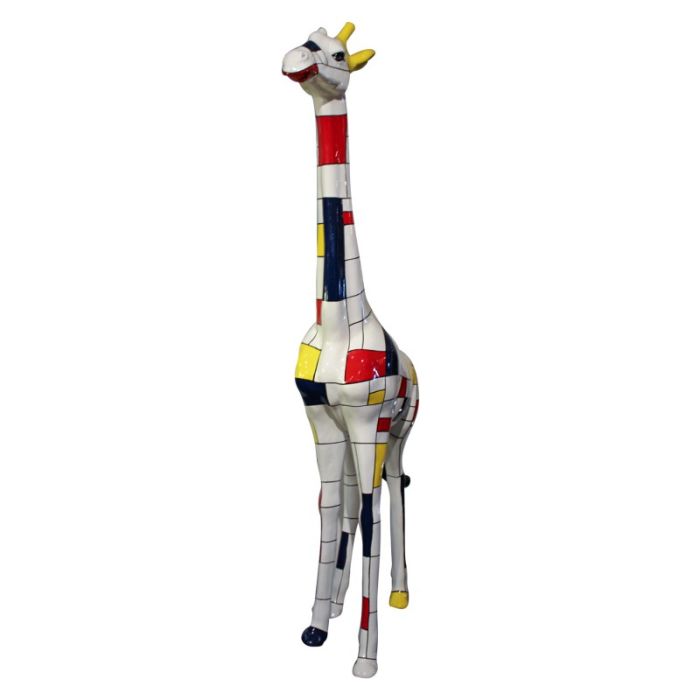 Giraffe künstlerisch bemalt 205cm lebensgroß Deko- & Werbefigur
