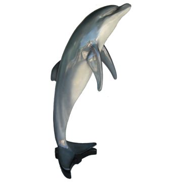 springender Delfin groß lebensgroß