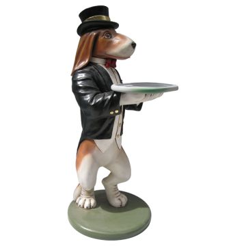 Beagle Butler lebensgroß