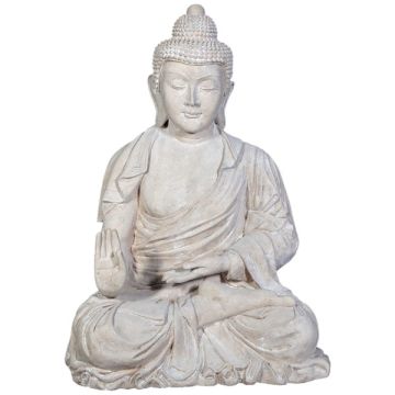 Meditierender Buddha im sitzen lebensgroß