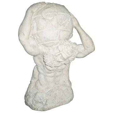 Atlas mit Kugel lebensgroß