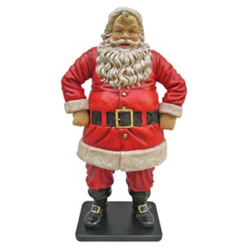 lustiger Weihnachtsmann klein verkleinert