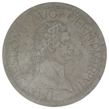 Antike Münze groß keine Angabe