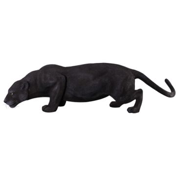 Schwarzer Panther lebensgroß