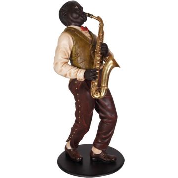 Neger als Saxophonist Jazz verkleinert