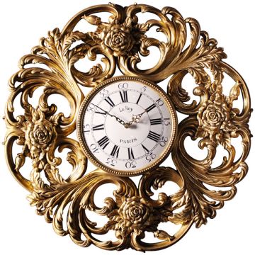 Wanduhr - verflochtene Rosen keine Angabe