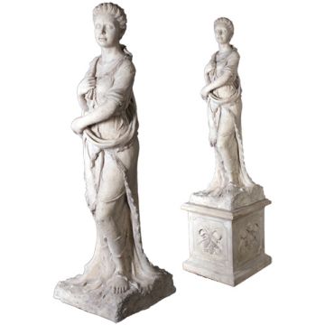 Vier Jahreszeiten - Winter Statue lebensgroß