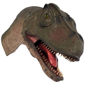 Allosaurus Kopf - Mund offen lebensgroß