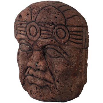 Maya - Olmec Kopf groß verkleinert