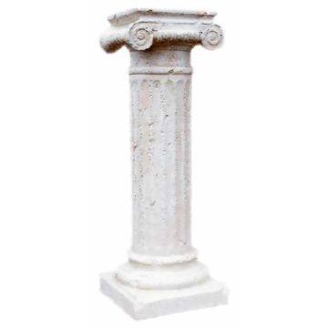 Säule mit Schneckenkapitell lebensgroß