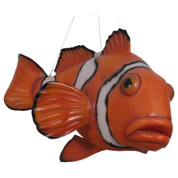 großer Clownfisch hängend übergroß XXL