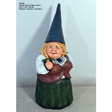Zwerg weiblich lebensgroß