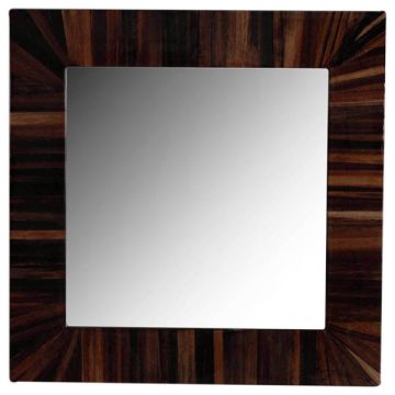 Quadratischer Spiegel Holzoptik keine Angabe