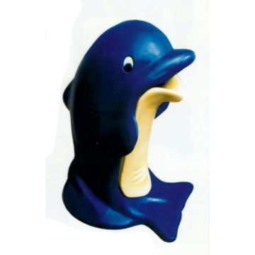Mülleimer Delfin mit Müllsackhalterung lebensgroß