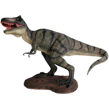 kleiner T-Rex fressend lebensgroß