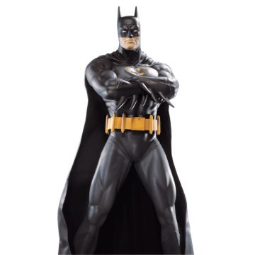 Batman Classic schwarz - DC Comics lebensgroß