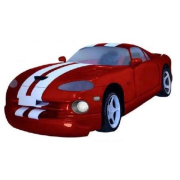 Viper in rot für Wandmontage verkleinert