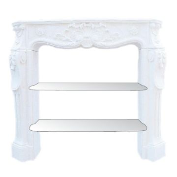 Kamin Regal lebensgroß