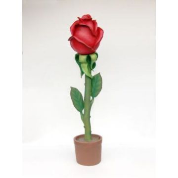 Rote Rose groß übergroß XXL