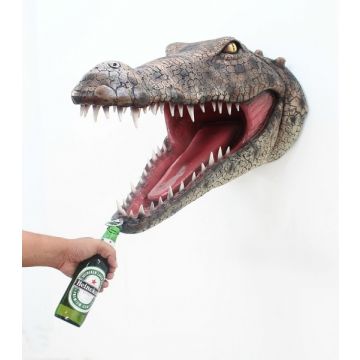 Krokodilkopf Flaschenöffner lebensgroß