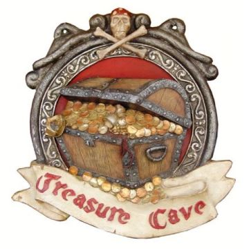 Treasure Cave Schild verkleinert
