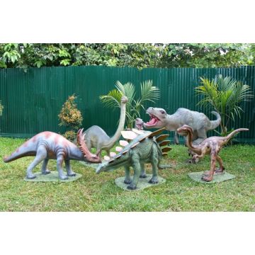 Dinosaurier klein 5 Stück lebensgroß