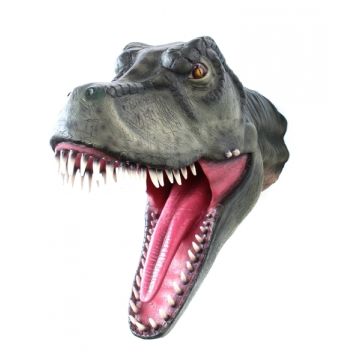 Dinosaurier Tyrannosauruskopf lebensgroß